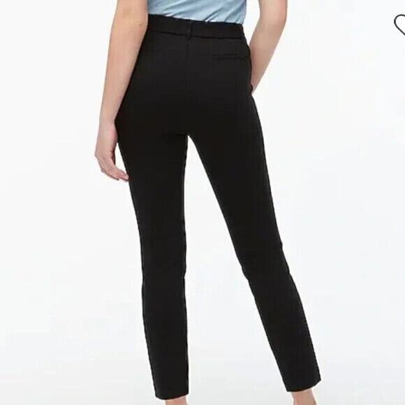 J. Crew Size 6 Ponte Slim Work Pants Black L1308 Work Career Business - Picture 2 of 6